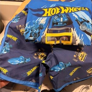 Mattel Hot Wheels Blue Kids Swim Set